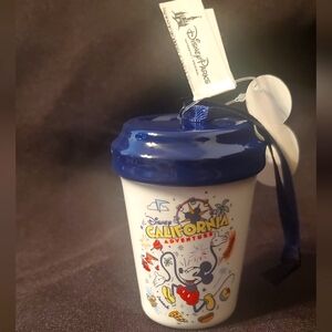 Disney California adventure  mini starbucks ornament